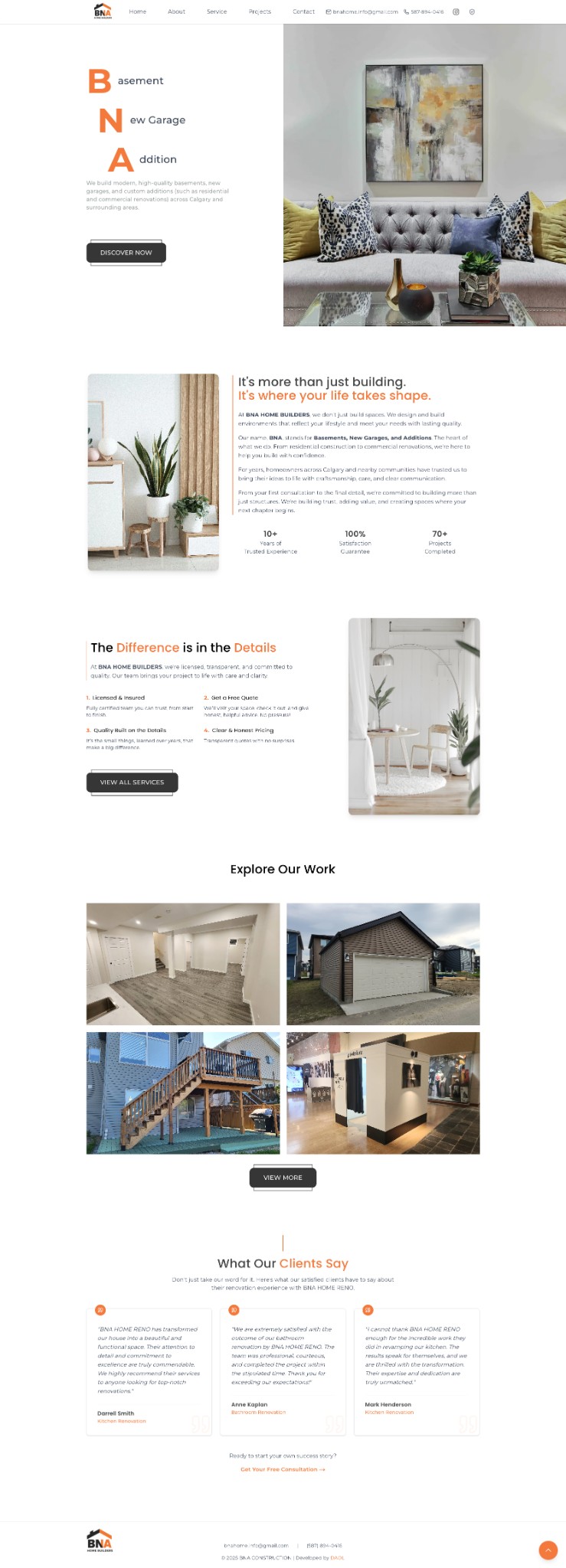 BNA Home Builders Preview