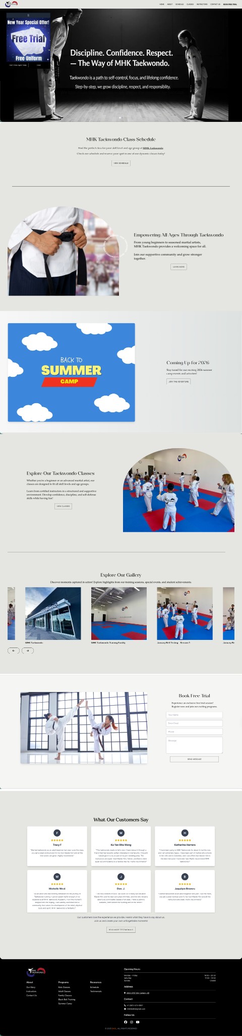 MHK Taekwondo Academy Preview